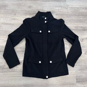 Ralph Lauren Jacket Womens P Small Snap Button Field Jacket 100% Cotton